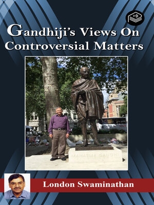 cover image of Gandhiji's Views On Controversial Matters